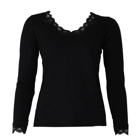 ANTIGEL Low-cut Long-sleeved tank Simply Perfect Black
