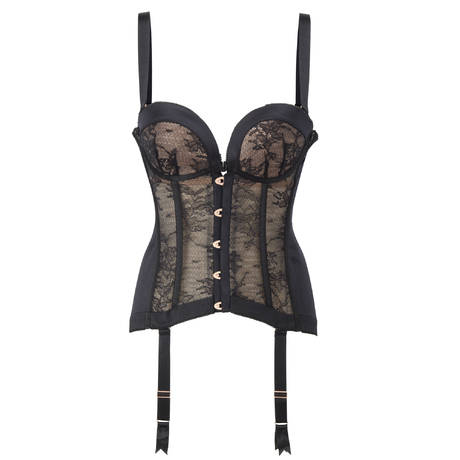 GOSSARD Lace Basque Retrolution VIP Black