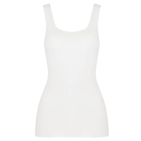 HANRO Débardeur en coton Cotton Seamless Blanc