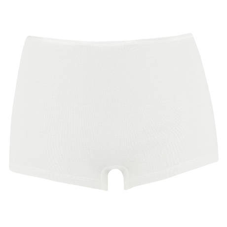 HANRO Boxer en coton Cotton Seamless Blanc