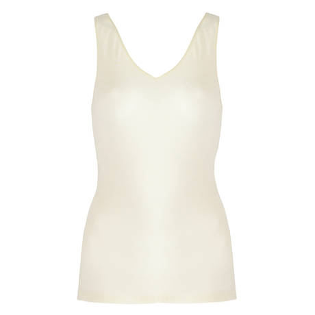HANRO Débardeur Woolen silk Cygne