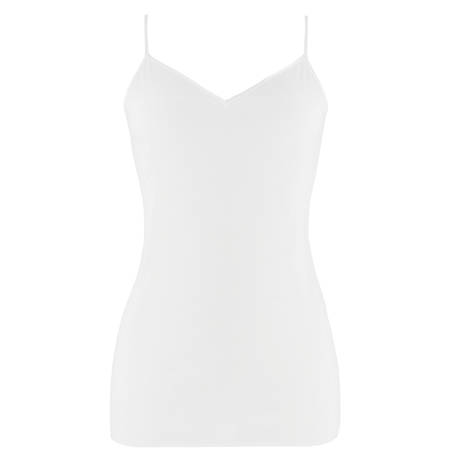 HANRO Cotton camisole Cotton Seamless White