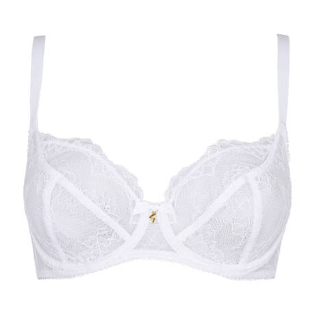 GOSSARD Lace balconette bra Superboost Lace White