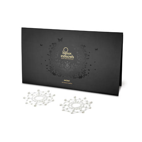 BIJOUX INDISCRETS Bijoux de seins perles Mimi Blanc