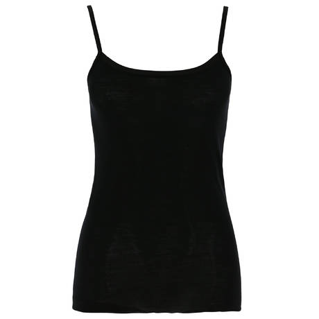CALIDA Wool and silk thin straps tank True Confidence Black