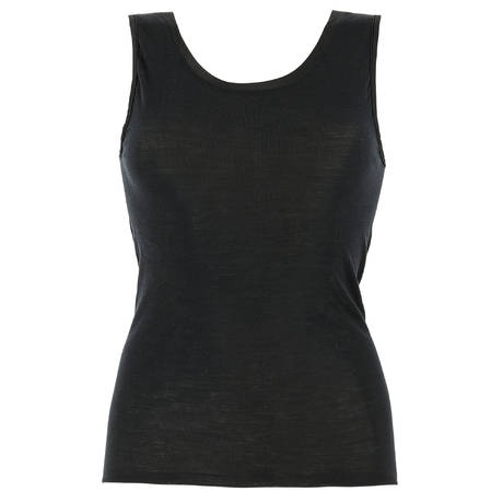 CALIDA Wool and silk sleeveless tank True Confidence Black