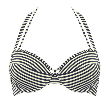 MARLIES DEKKERS Push-up bikini top Holi Vintage Blue Ecru