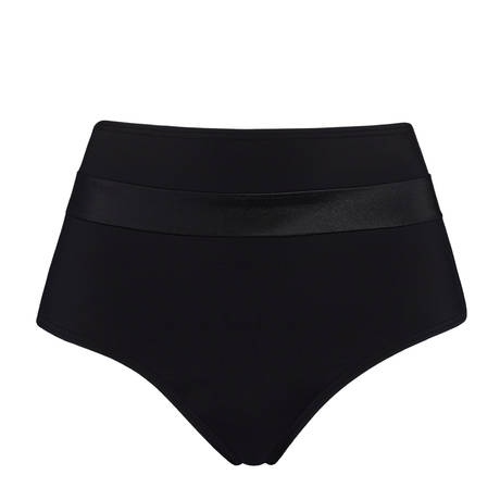 MARLIES DEKKERS High-waisted bikini bottom Cache Coeur Black