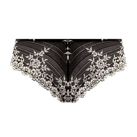 WACOAL Lace Tanga Embrace Lace Black/White