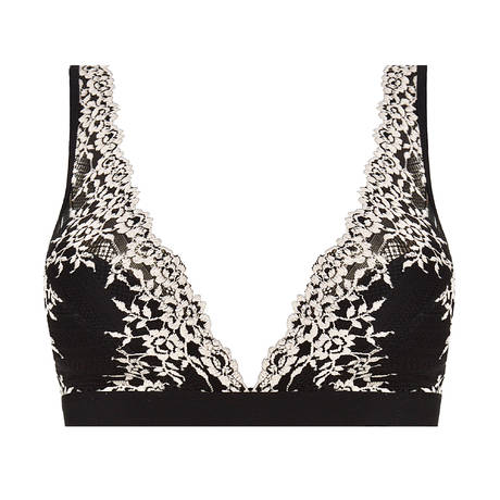 WACOAL Lace Triangle bra Embrace Lace Black/White