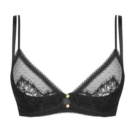 MAISON CLOSE BH zum Öffnen aus Spitze Inspiration Divine Schwarz