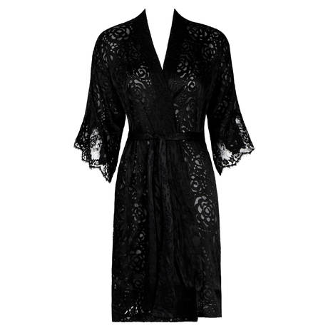 LISE CHARMEL Negligee Dressing Floral Black