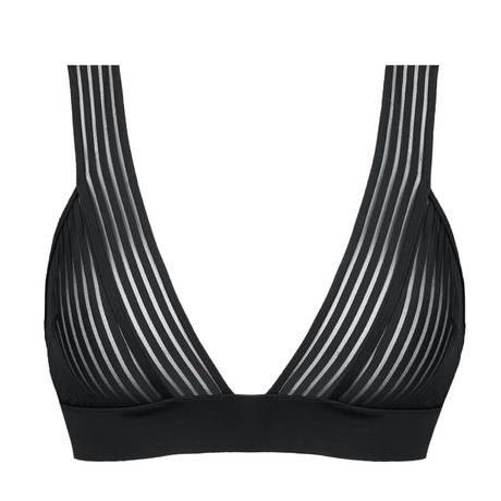 MAISON CLOSE Triangle bra Bande à Part Black