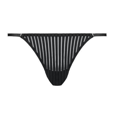 MAISON CLOSE Thong Bande à part Black