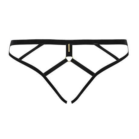 MAISON CLOSE Velvet Open brief Les Fétiches Black