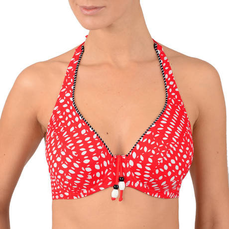 EMPREINTE Halter bikini top Happy Feu