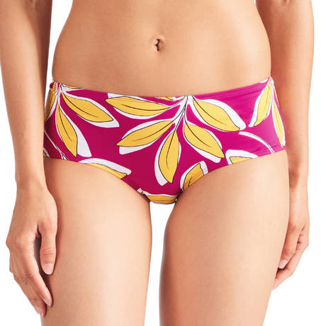 AUBADE Bas de maillot de bain shorty Danse de Feuilles Mix & Match Rose Baiser Hawaïen Rose