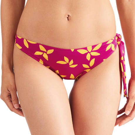 AUBADE Bas de maillot de bain slip noué Couleurs d'été Mix & Match Rose Baiser Tahitien Rose