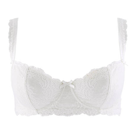 AUBADE Lace demi-cup bra Danse des Sens Opale
