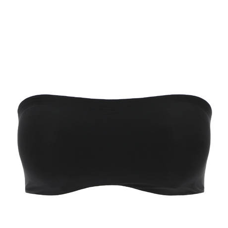 CHANTELLE Soutien-gorge bandeau coques invisible Soft Stretch Noir