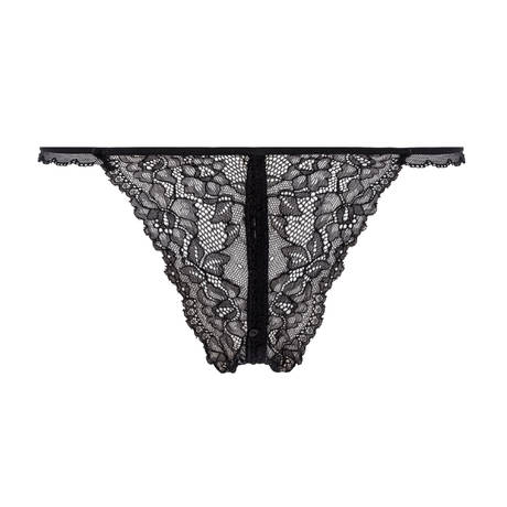 MAISON CLOSE Slip ouvrable Le Petit Secret Dentelle Noir
