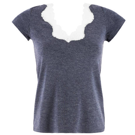 ANTIGEL T-shirt Simply Perfect Bleu Chiné Nacre