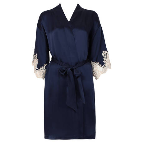 LISE CHARMEL Silk Negligee Splendeur Soie Splendeur Marine