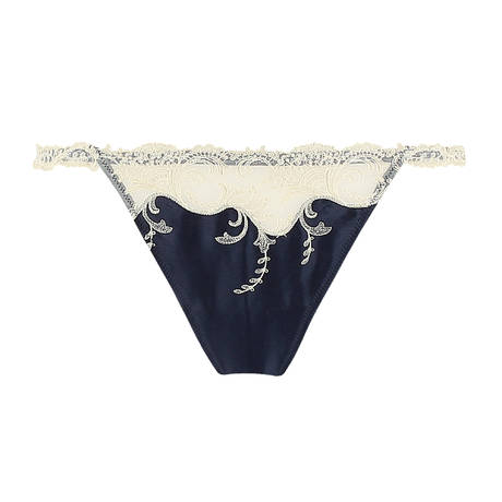 LISE CHARMEL String en soie Splendeur Soie Splendeur Marine