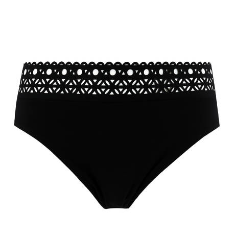 LISE CHARMEL High-waisted bikini bottom Ajourage Couture Black