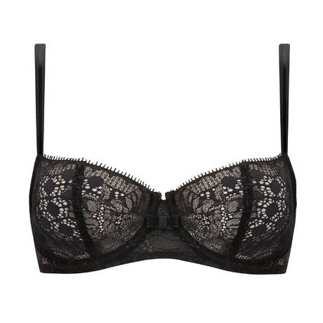 CHANTELLE Lace demi-cup bra Day to Night Black