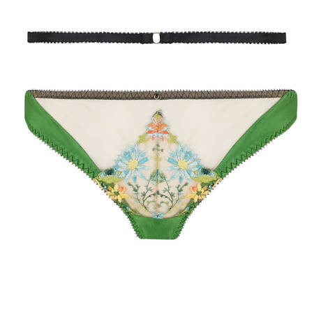 EDGE O' BEYOND Brief Sally Vert Floral