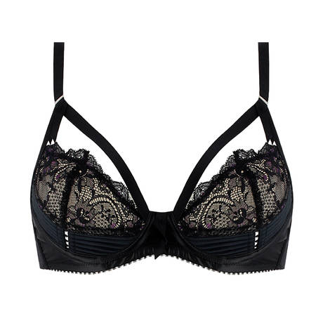 DITA VON TEESE Demi-cup bra Madame X Black