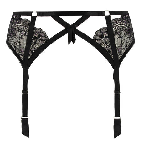 DITA VON TEESE Lace garter belt Madame X Black