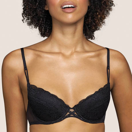 SARDA Soutien-gorge push-up en dentelle Tiger Noir