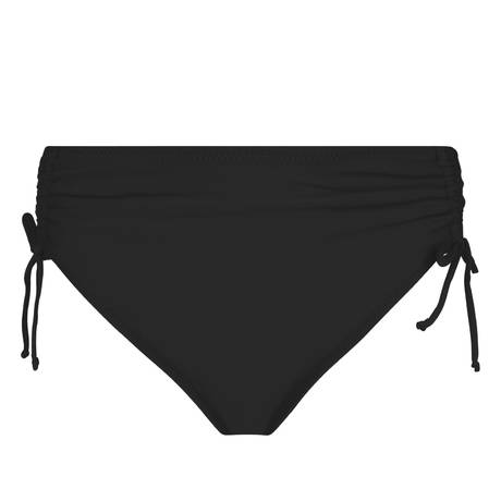 ANTIGEL Adjustable drawstring bikini bottom La Chiquissima Black