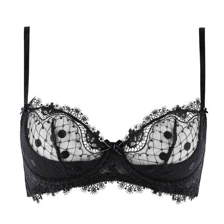 DITA VON TEESE Demi-cup bra Vedette Black