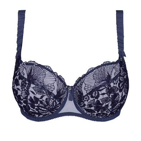 EMPREINTE Soutien-gorge balconnet Agathe Cobalt