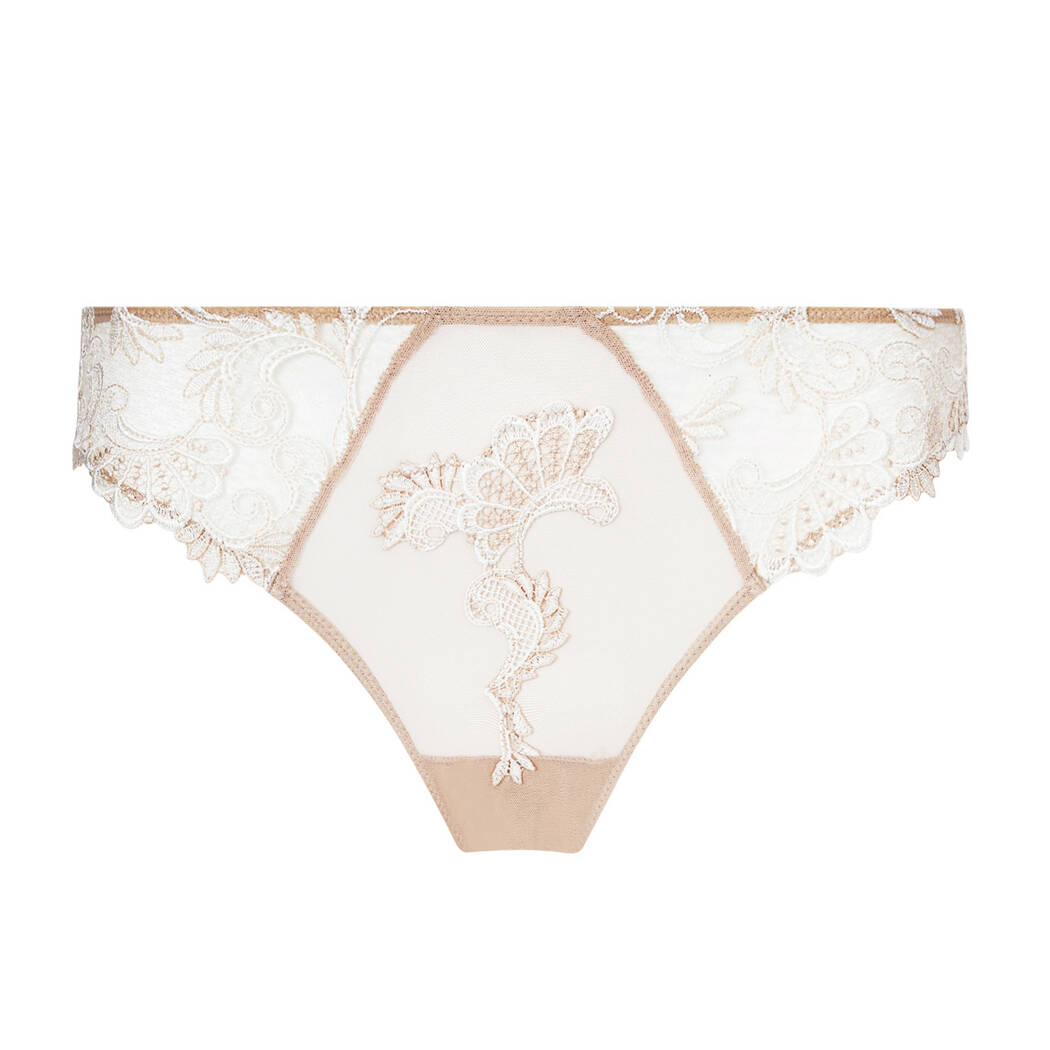 Ensemble Lingerie Lise Charmel Dégriffé - Soutien-gorge Taille 85B & Shorty - Neuf Sans étiquettes (mauve)