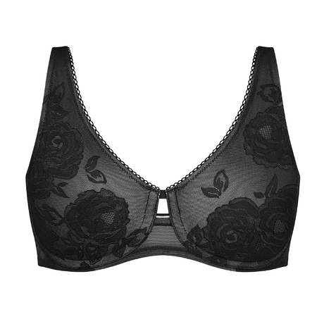 TRIUMPH Soutien-gorge minimiseur Wild Rose Sensation Noir