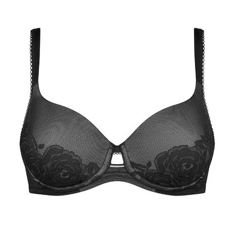 TRIUMPH Geformter Spacer-BH Wild Rose Sensation Schwarz