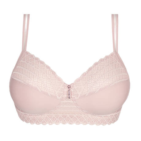 PRIMADONNA TWIST Lace wireless bra East End Powder Rose