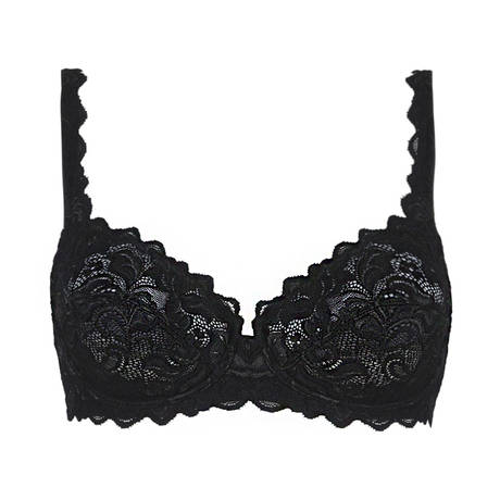 WACOAL Lace underwire bra Eglantine Black