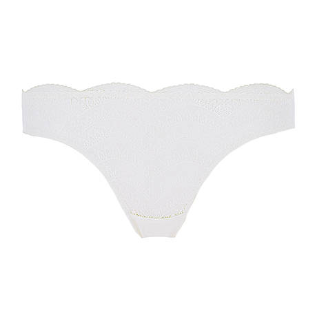 SIMONE PÉRÈLE Lace brief Karma Nude