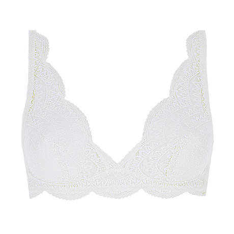 SIMONE PÉRÈLE Lace Triangle bra Karma Nude