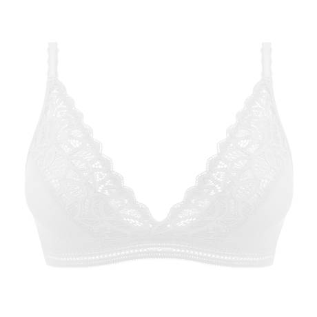 WACOAL Lace brassiere bra Raffiné White
