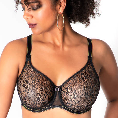 EMPREINTE Vorgeformter BH aus Spitze Allure Schwarz