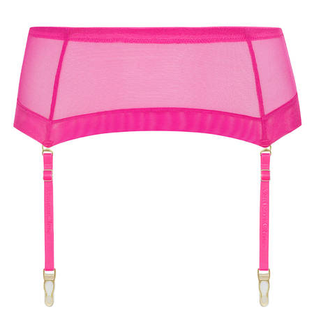 MAISON CLOSE Garter belt with removable suspenders Corps à Corps Néon Rose Fluo