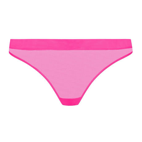 MAISON CLOSE Slip Corps à Corps Néon Rose Fluo