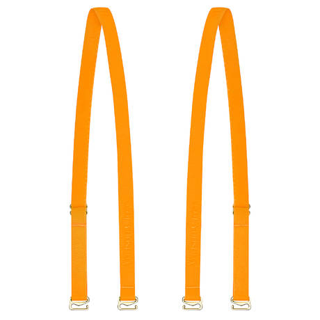 MAISON CLOSE Bretelles de soutien-gorge et body Corps à Corps Néon Orange Fluo