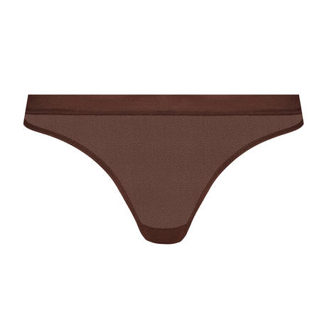 MAISON CLOSE Brief Corps à Corps Chocolat Doré